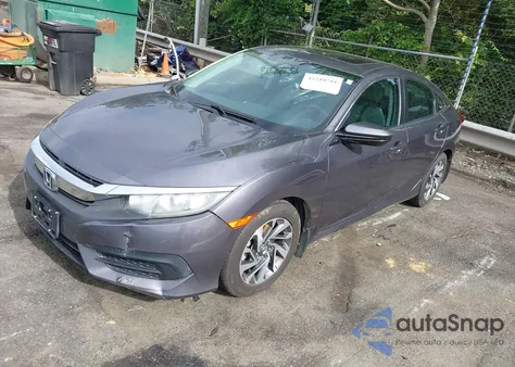 2016 Honda Civic Ex из США, поврежденный, VIN 19XFC2F75GE065719